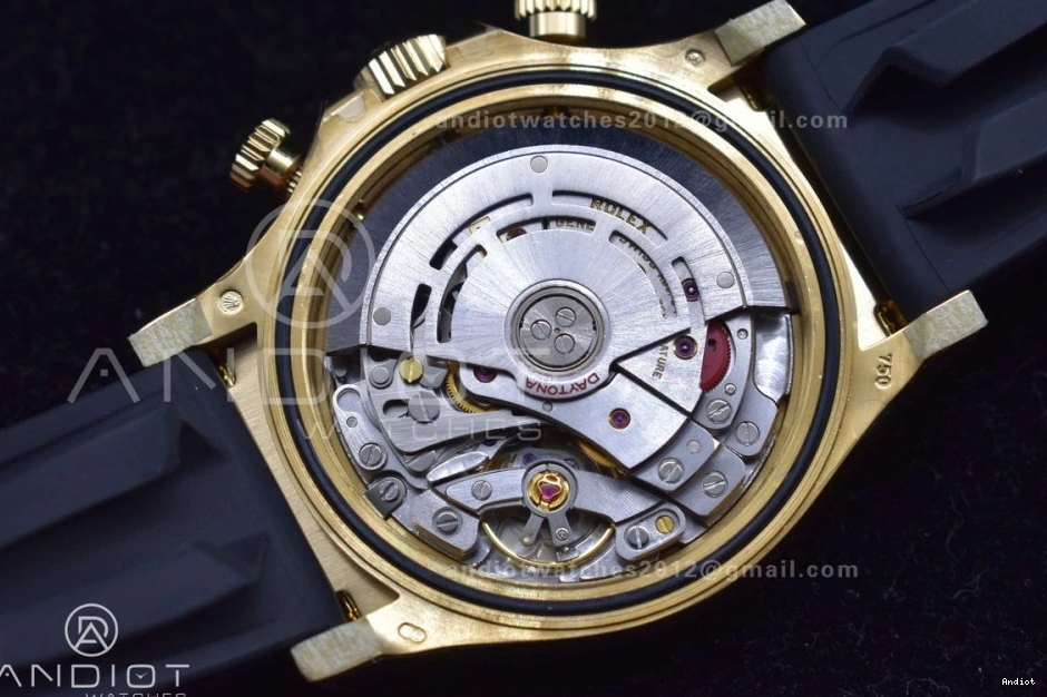 on Daytona Black Oysterflex 1:1 Dial Clean Strap SA4130 Rubber Best Edition 116518 0401